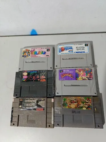 Fitas super nintendo