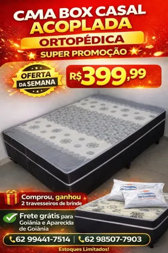 Cama box conjugada