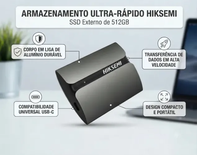 SSD Externo 512gb Hiksemi