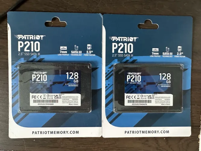 SSD 2x128GB PATRIOT P210 SATA III