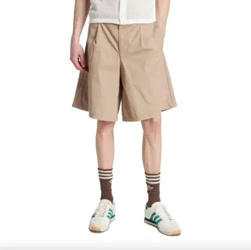 Bermuda Adidas Wide-Leg - Bege
