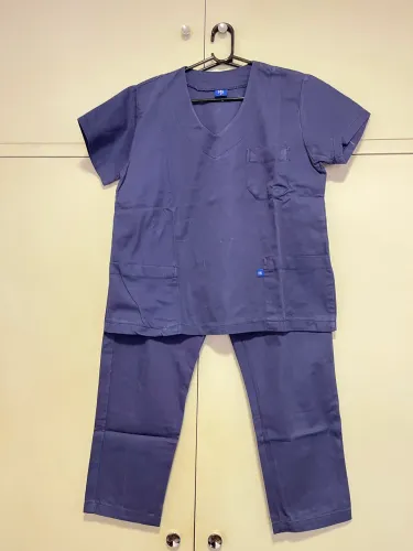 Pijama Cirúrgico (Scrub) 100% Algodão Tamanho G (AZUL)