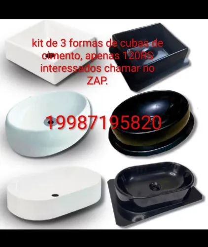 Fôrmas de fazer cubas de cimento, ABS