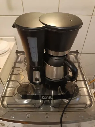 Cafeteira 20 xícaras Jarra Térmica Inox BellaArome Thermo Mondial 110V Funcionando (Bangu)