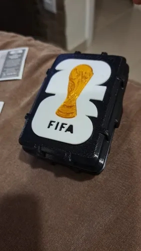 Porta figurinha da copa mundo 2026 impressão 3D
