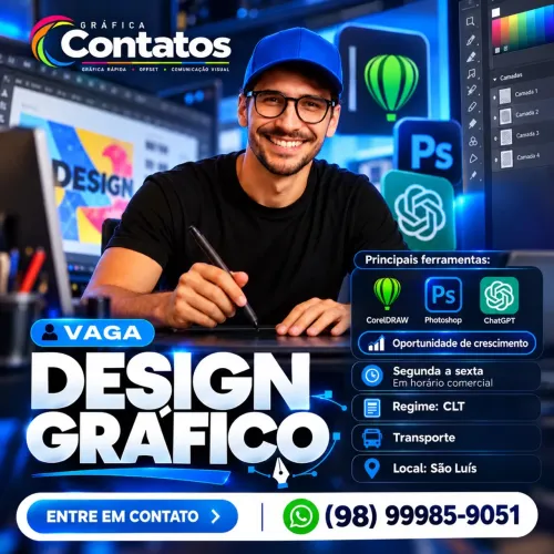Vaga para Design