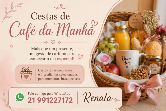 Cestas de café da manhã e outras 