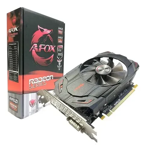 Placa de video Afox RX 550 4GB