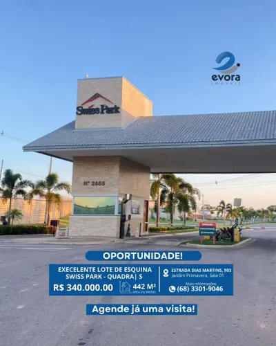 EVORA VENDE - LOTE SWISS PARK. Esquina
