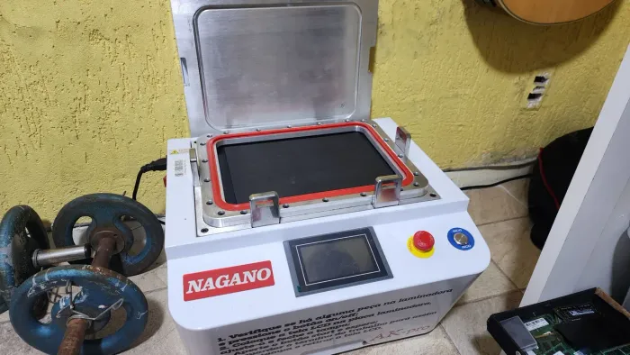 laminadora e tira bolhas