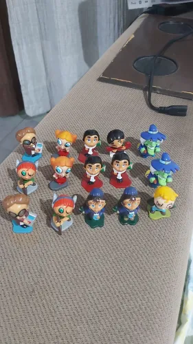 Lote 15 Miniaturas Kinder Ovo 2007 Coleção Funny Students Antigo