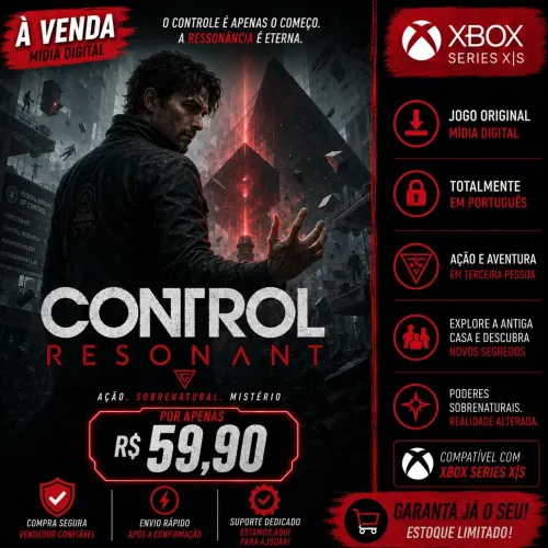 CONTROL Resonant (PRÉ VENDA) PARA XBOX SERIES S/X + INFORMAÇÕES NA DESCRIÇÃO