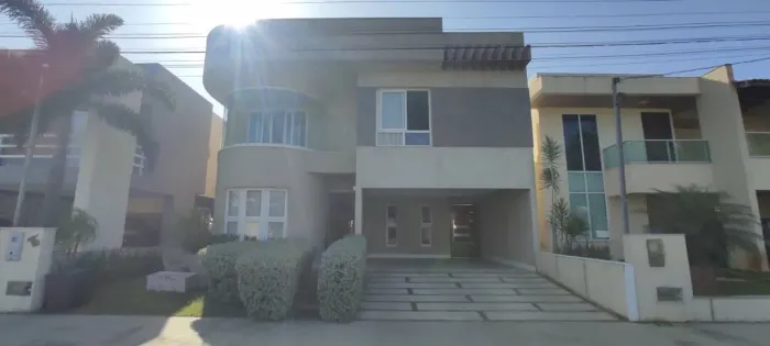Alugo Casa Alto Padrão Mobiliada Com 4 Suítes No Residencial Reserva Aruanã