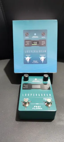 Pedal Flamma Looper e Drum FS21 para guitarra