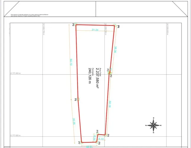 Alugo maravilhoso terreno com 2.200 Mt2 beira rio