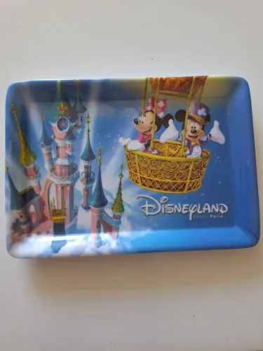 Bandeija pequena Disney Paris Mickey e Minnie