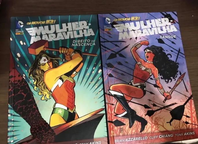 HQ Mulher Maravilha - Brian Sangue Azzarello (Sangue e Direito de Nascença)