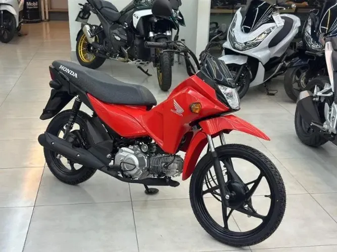 Honda POP 110i Es 2027 0Km Vermelha - Mepal Motos