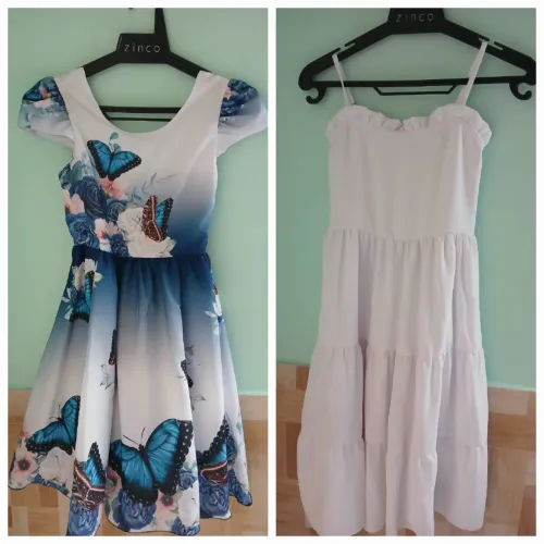 Vestidos lindos usado apenas 1 vez / tamanho 12 anos 