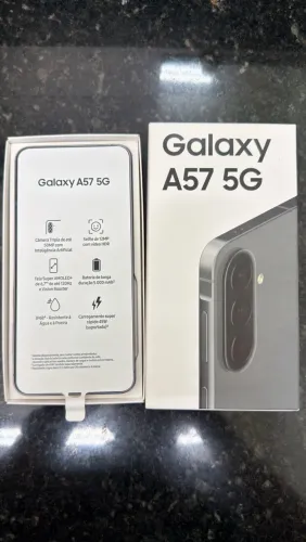 Galaxy A57, 256 Gb, Completo, nota e garantia