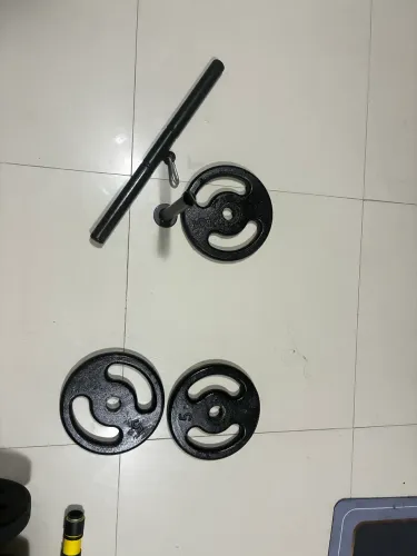 Suporte barra e Kettlebell com peso 5 quilos