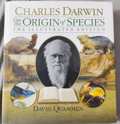 Livro A Origem das Espécies - Darwin (Edição Ilustrada Inglês)