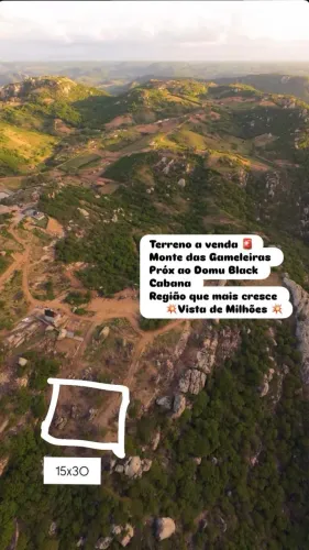 Vendo Terreno com vista para o Vale em Monte das Gameleiras