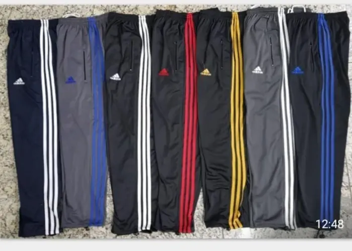 Calça Masculina Estilo Adidas Atacado | 5 Cores | P ao GG