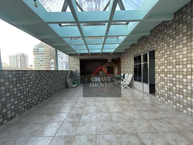 Cobertura à venda, 386 m² por R$ 4.450.000,00 - Pompéia - Santos/SP
