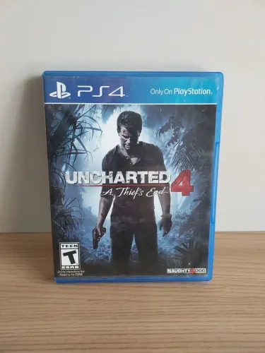 Uncharted 4 ps4 mídia física