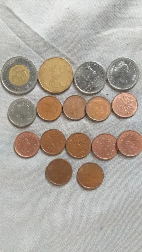 Moedas Dólar Canadense 