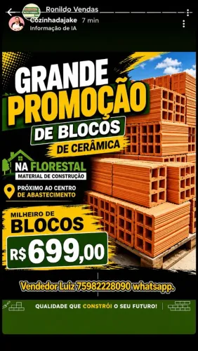 Blocos 6 furos grandes 