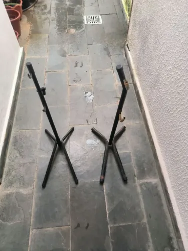 Par de Suportes para Bicicleta | Cavalete para Manutenção, Lavagem e Limpeza da Bike