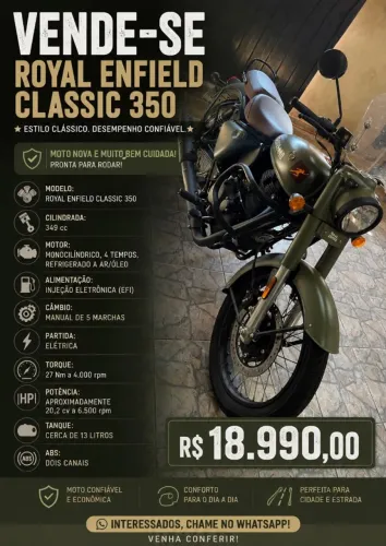 Royal Enfield 350 classic 2024