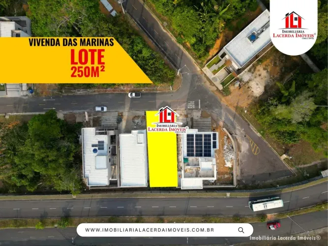 Vivenda das Marinas, Lote com 250m² Pronto pra construir, 1 etapa parte alta do condomínio