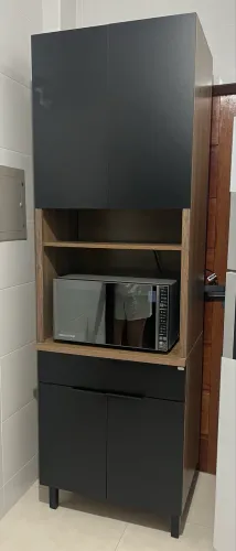 torre de cozinha/armário para micro-ondas e despensa