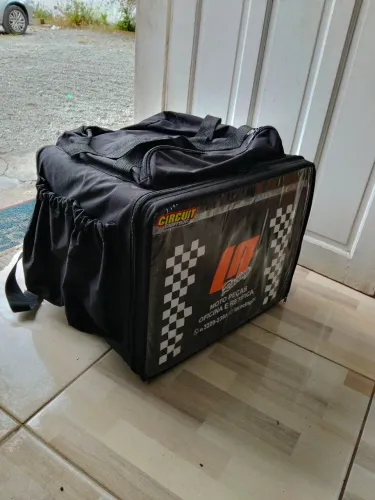 Mochila bag motoboy 45litros com alumínio dentro