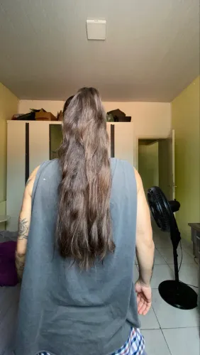 Cabelo humano natural