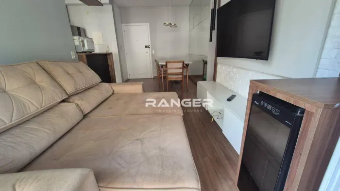 Apartamento com 2 dormitórios para alugar, 64 m² por R$ 4.570,00/mês - Marapé - Santos/SP