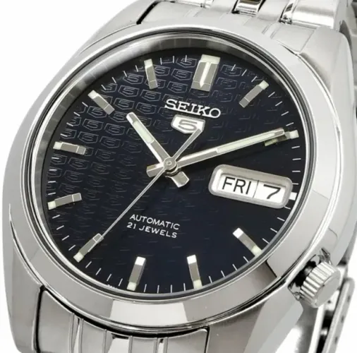 Relógio Seiko 5 Midnight SNK357 38mm de caixa