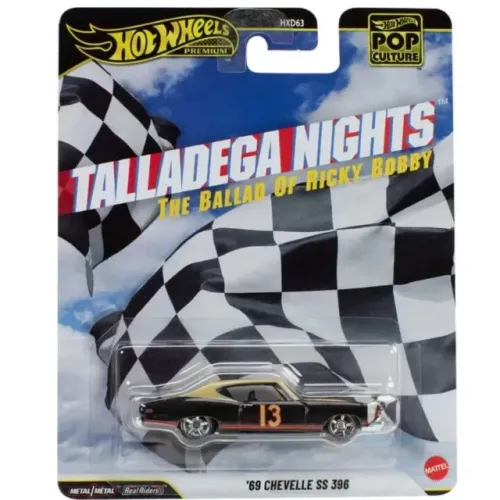 Miniatura Hot Wheels Premium Pop Culture - Talladega Nights Ricky Bobby - '69 Chevelle SS