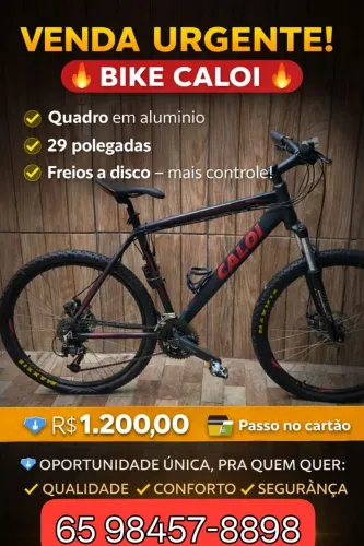 Bike Caloi 21 Machas aro 27