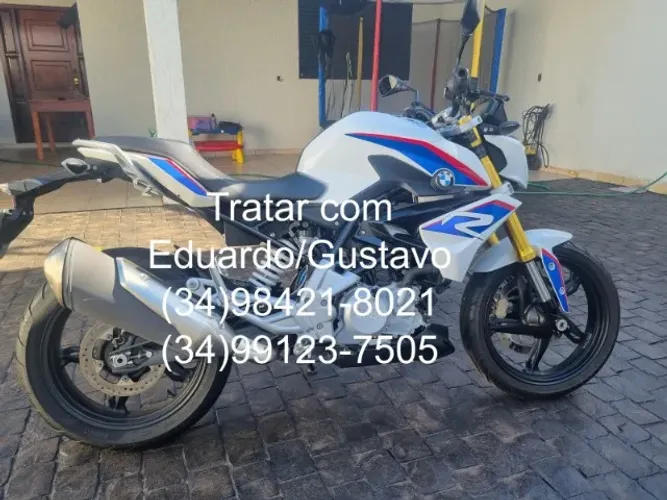 BMW G 310 R - BRANCA - APENAS 6.200 KM UNICO DONO