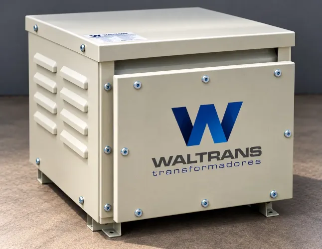 Transformador Trifásico Isolador 5 kVA - Waltrans - 220 V/220 V + Neutro - NOVO