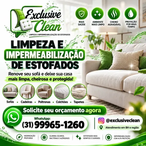 Limpeza de Sofá