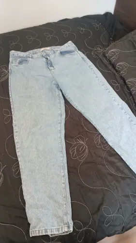 Calca jeans ma belle azul claro
