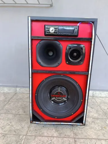 Caixa de Som trio do flamengo 