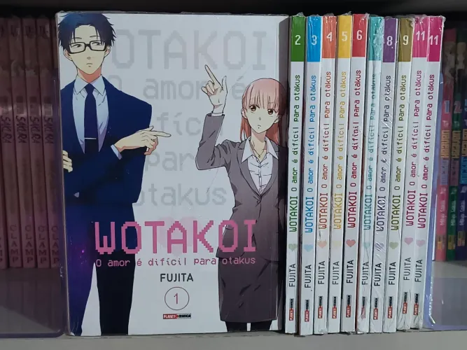 Mangás Wotakoi: o Amor é Difícil Para Otakus Vols. 1 ao 9 e 11 + 11 Variante Lacrado/Novo