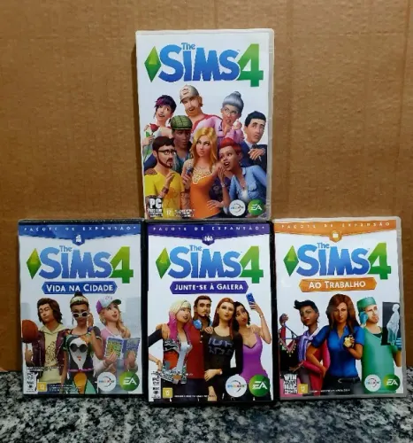 PC Game Coleção The Sims 4 Original com 3 expansões