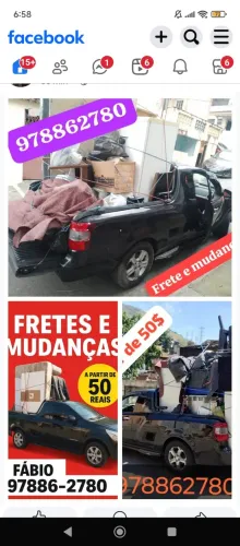 Frete & fretes, tijuca, Inhaúma,caxias, Niterói, queimadas,barra,rocha Miranda, madureira